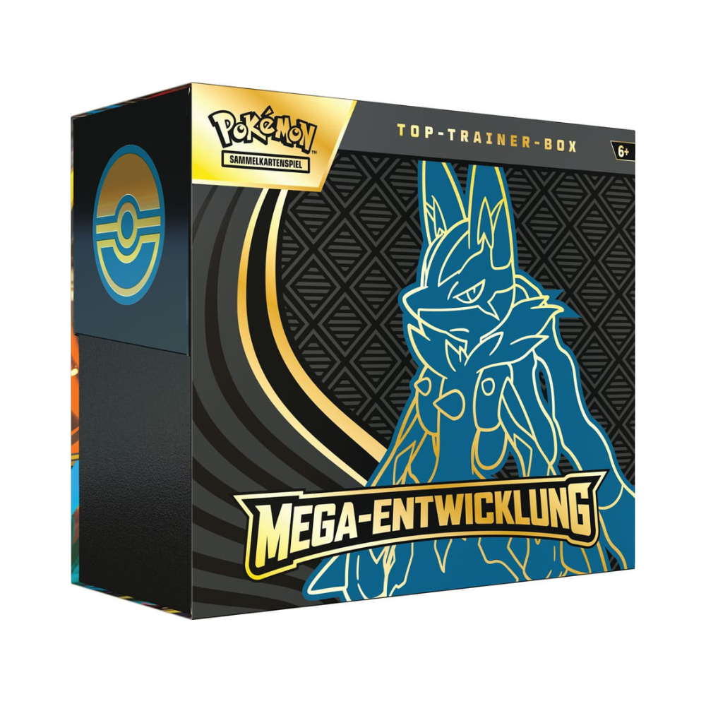 Pokémon Mega-Entwicklung – Top Trainer Box Lucario (Deutsch) | Neu & OVP