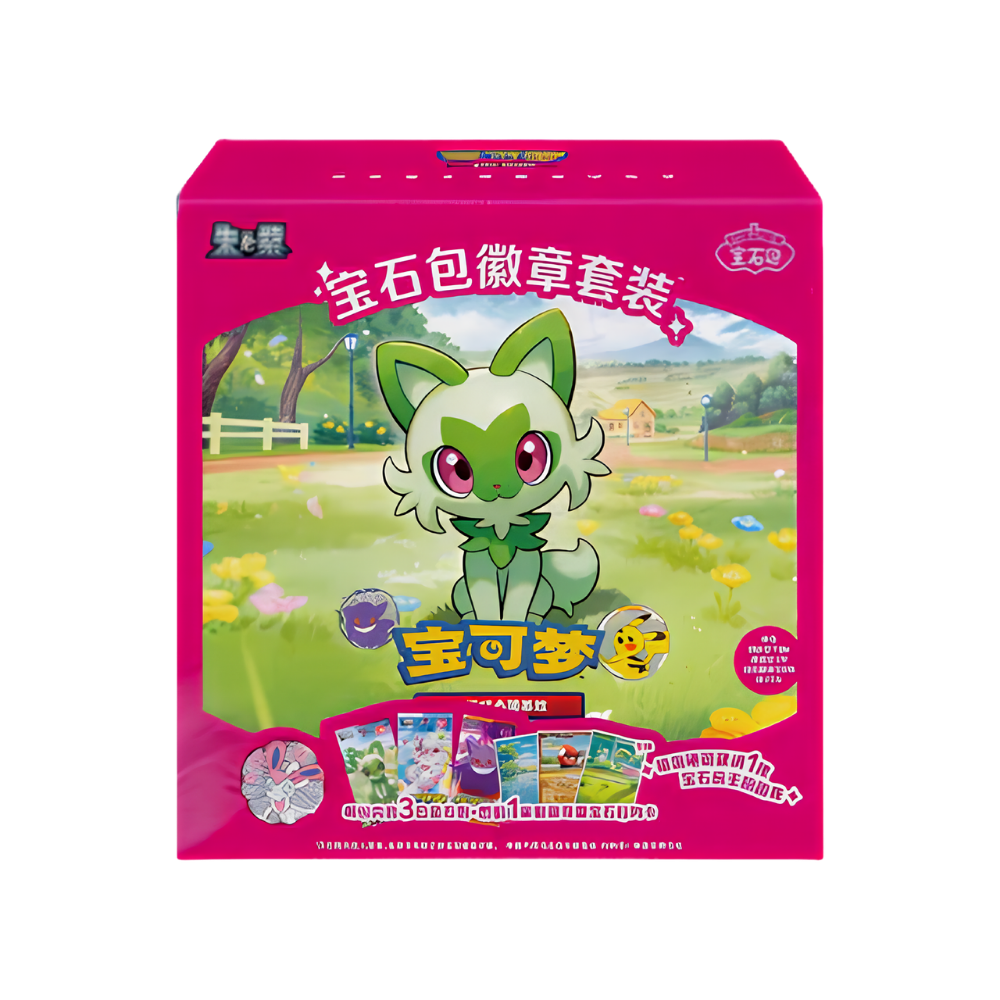 Pokémon Gem Pack Badge Set CHN – CBB1-2-3