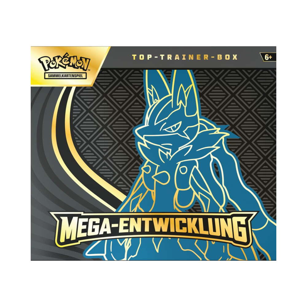 Pokémon Mega-Entwicklung – Top Trainer Box Lucario (Deutsch) | Neu & OVP