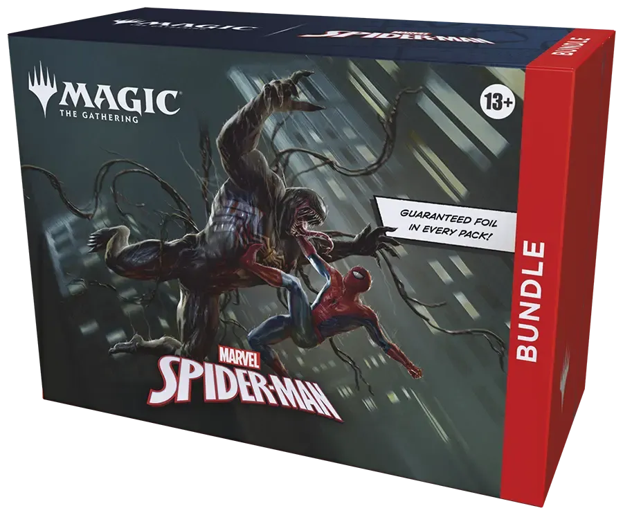 Magic The Gathering – Marvel's Spider-Man Bundle (9 Booster + Zubehör) – Englisch