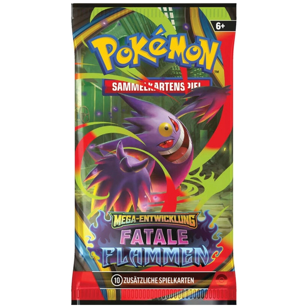 Pokémon Mega-Entwicklung – Fatale Flammen Booster (DE) | 10 Karten | Neu & OVP