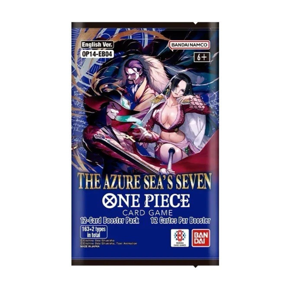 One Piece Card Game – OP14 The Azure Sea’s Seven – Booster Display (24 Packs) – EN