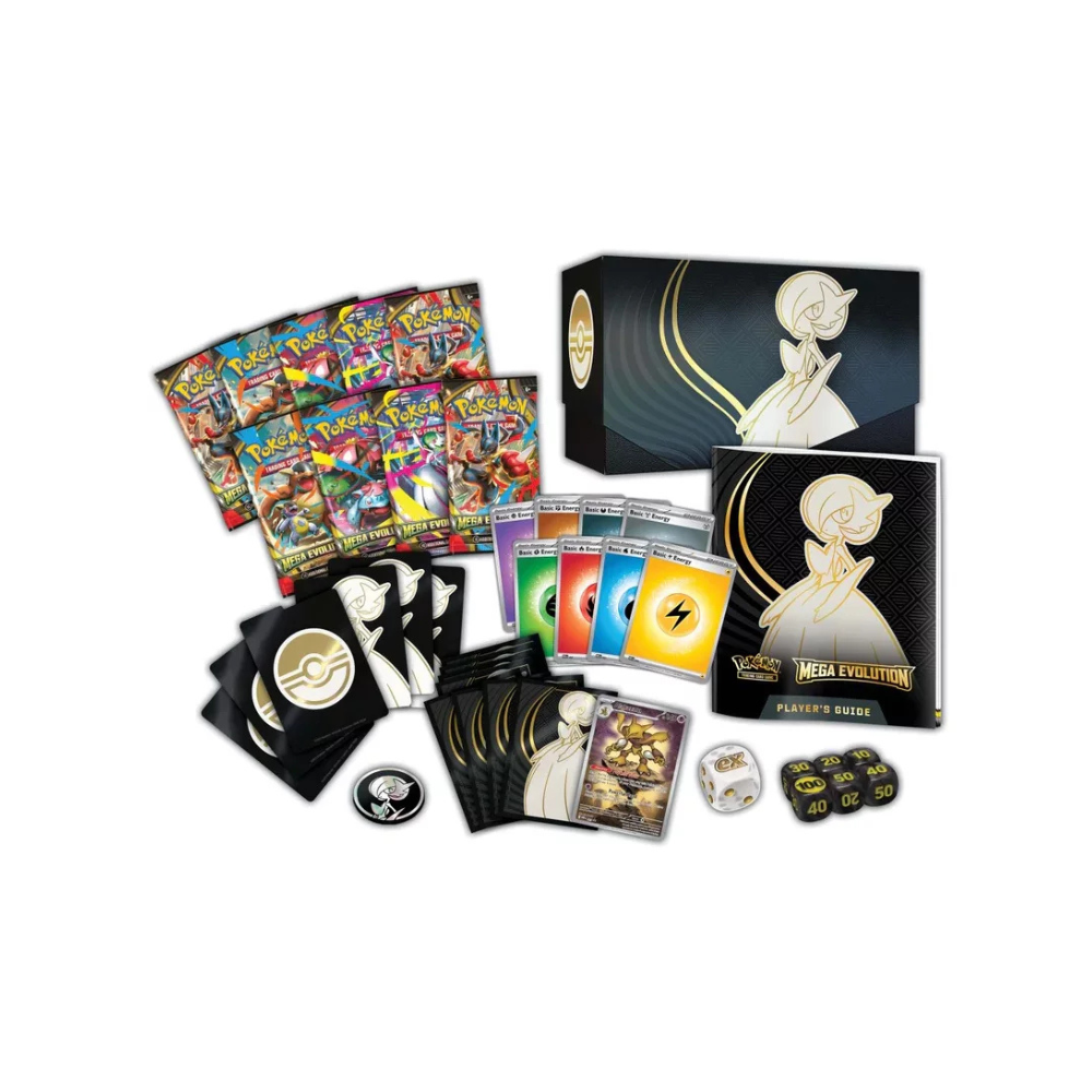 Pokémon Mega Evolution – Elite Trainer Box Guardevoir (EN) | 9 Booster & Promo | NEW & SEALED