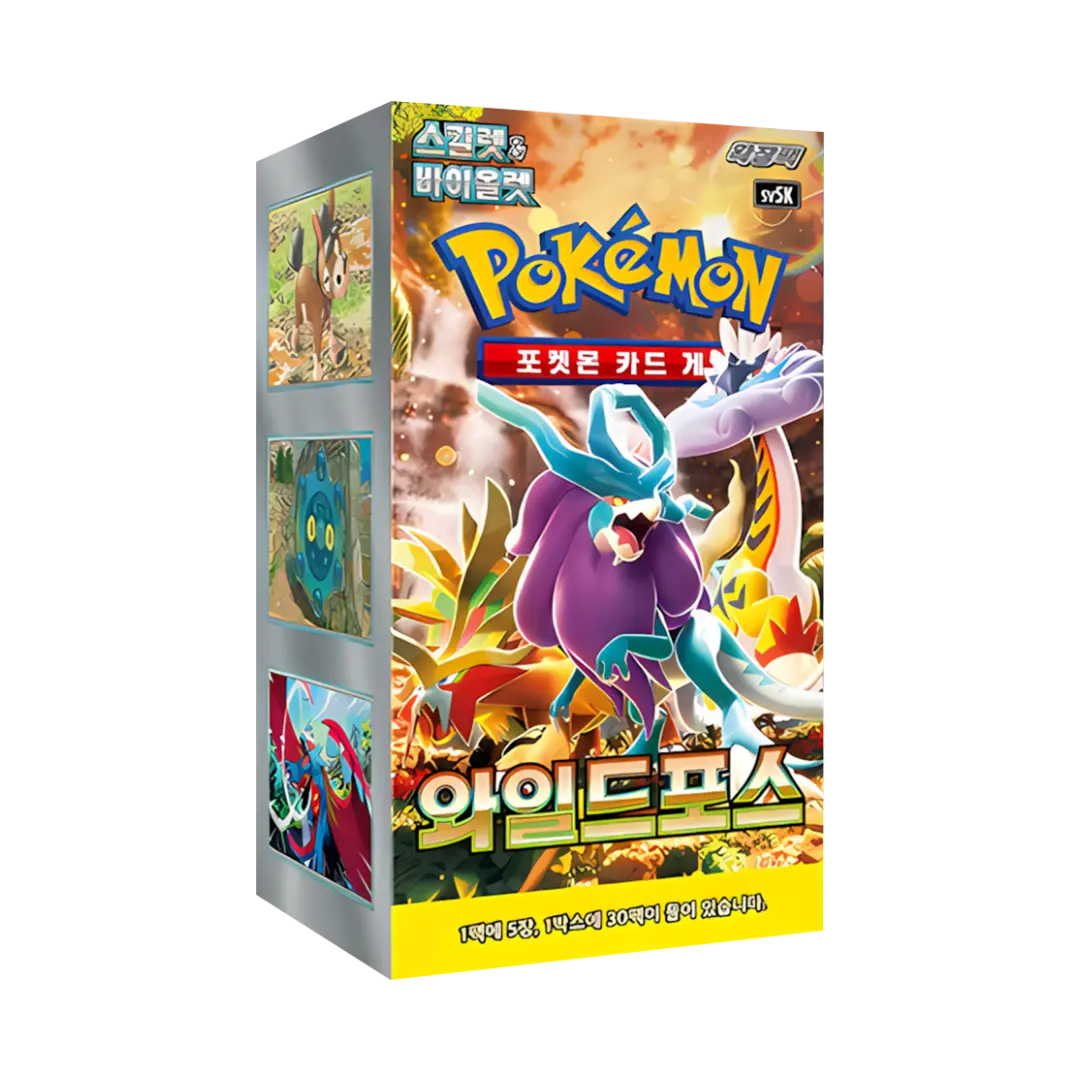 Pokémon TCG: Wild Force (SV5K) – Booster Display (30 Packs) – Koreanisch