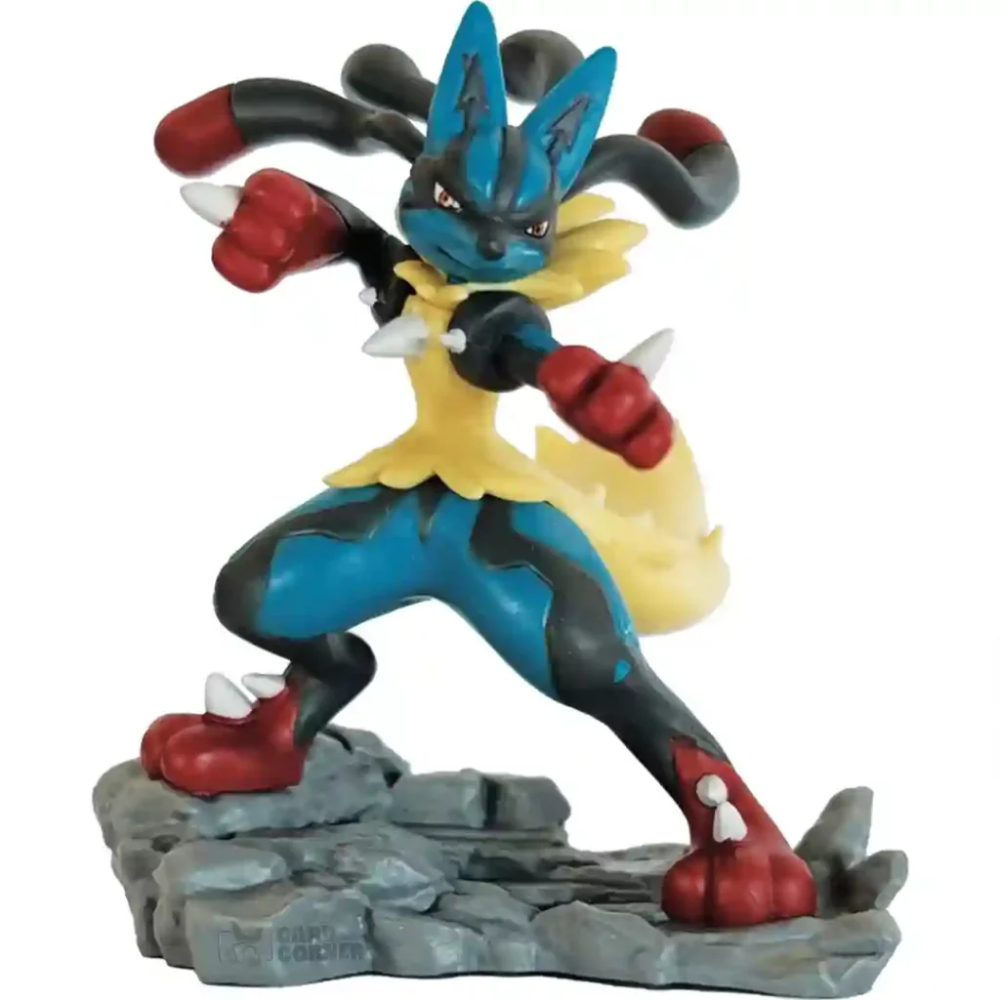 Pokémon Mega-Lucario Figuren-Kollektion (DE) | Promo, Figur & 5 Booster | Neu & OVP