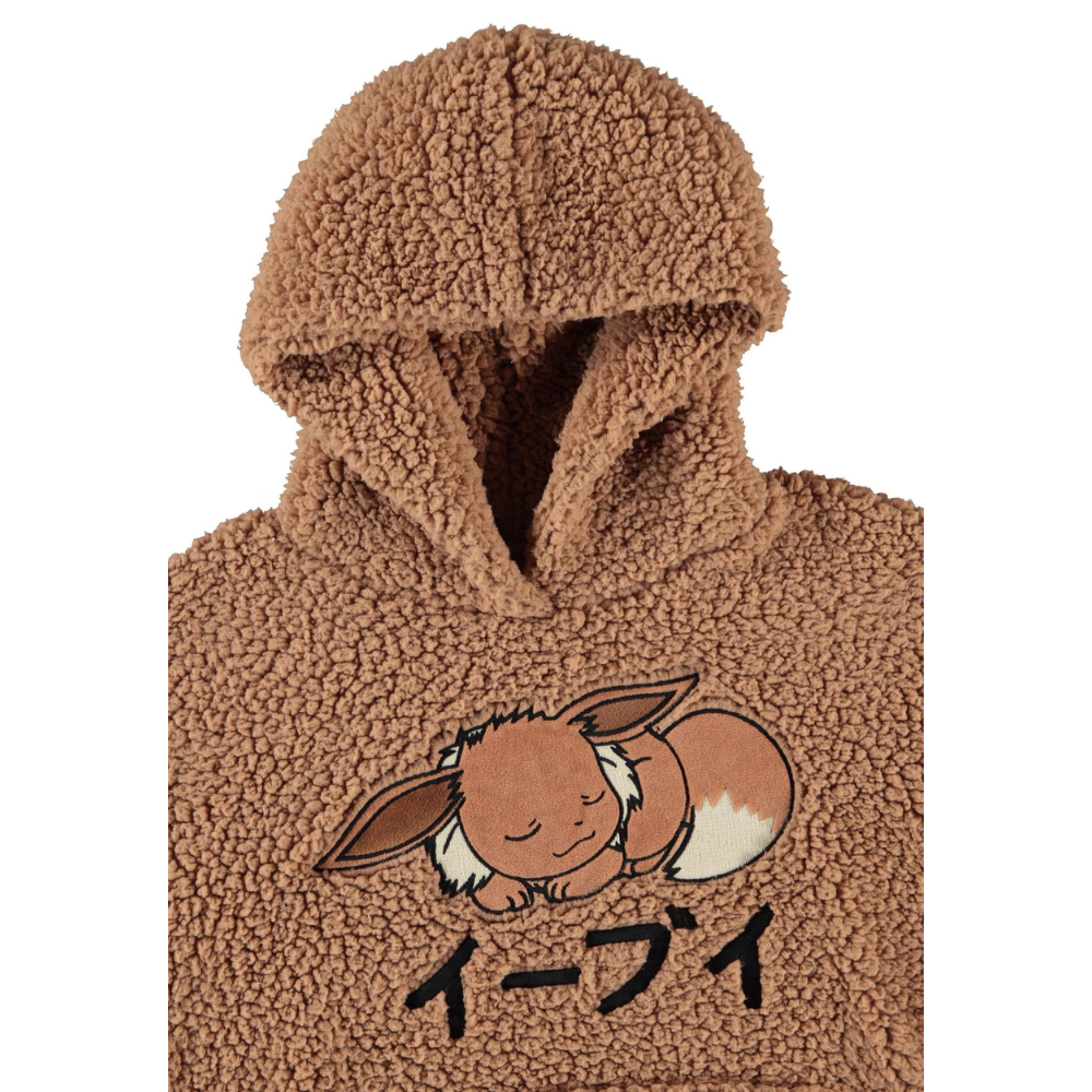 Pokémon Teddy Kapuzenpullover – Evoli Hoodie | Offiziell lizenziert |