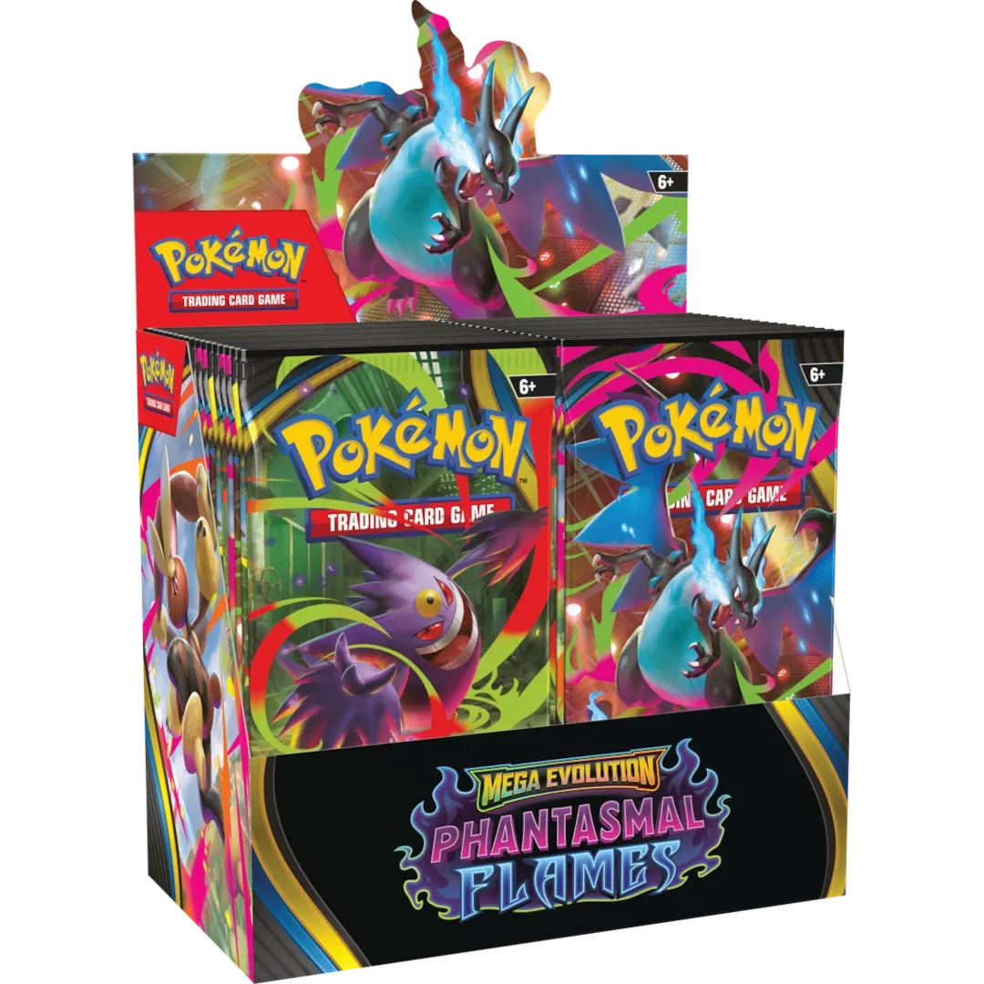 Pokémon TCG – Mega Evolution: Phantasmal Flames (ME02) Booster Display (36 Packs, Englisch) | Neu & OVP