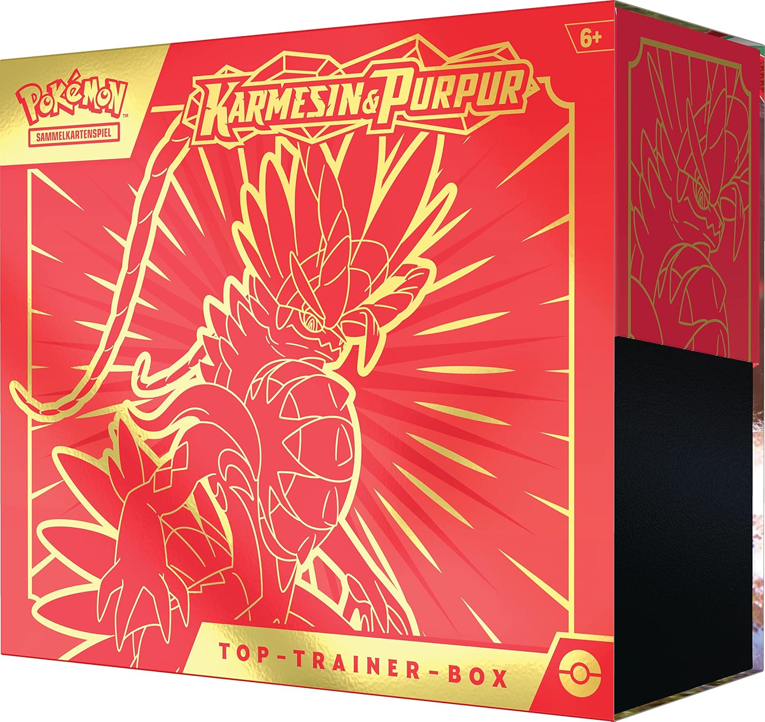 Pokemon TCG - Karmesin & Purpur Top-Trainer-Box Koraidon - DE