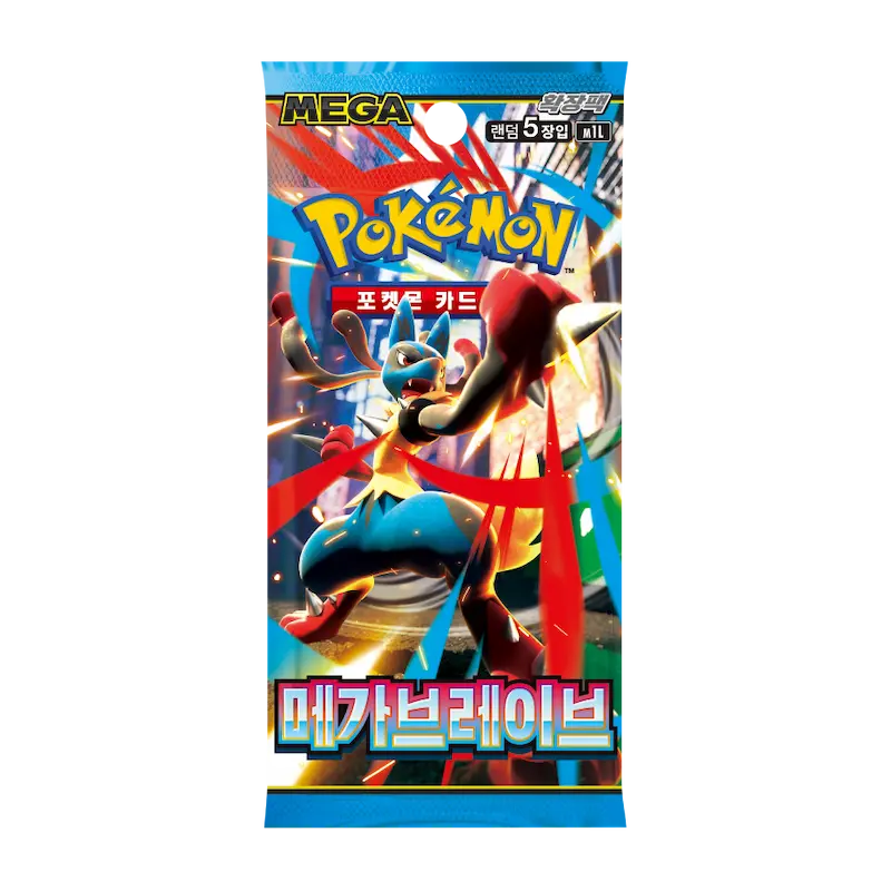Pokémon TCG – Mega Brave M1L Booster Pack - Koreanisch)