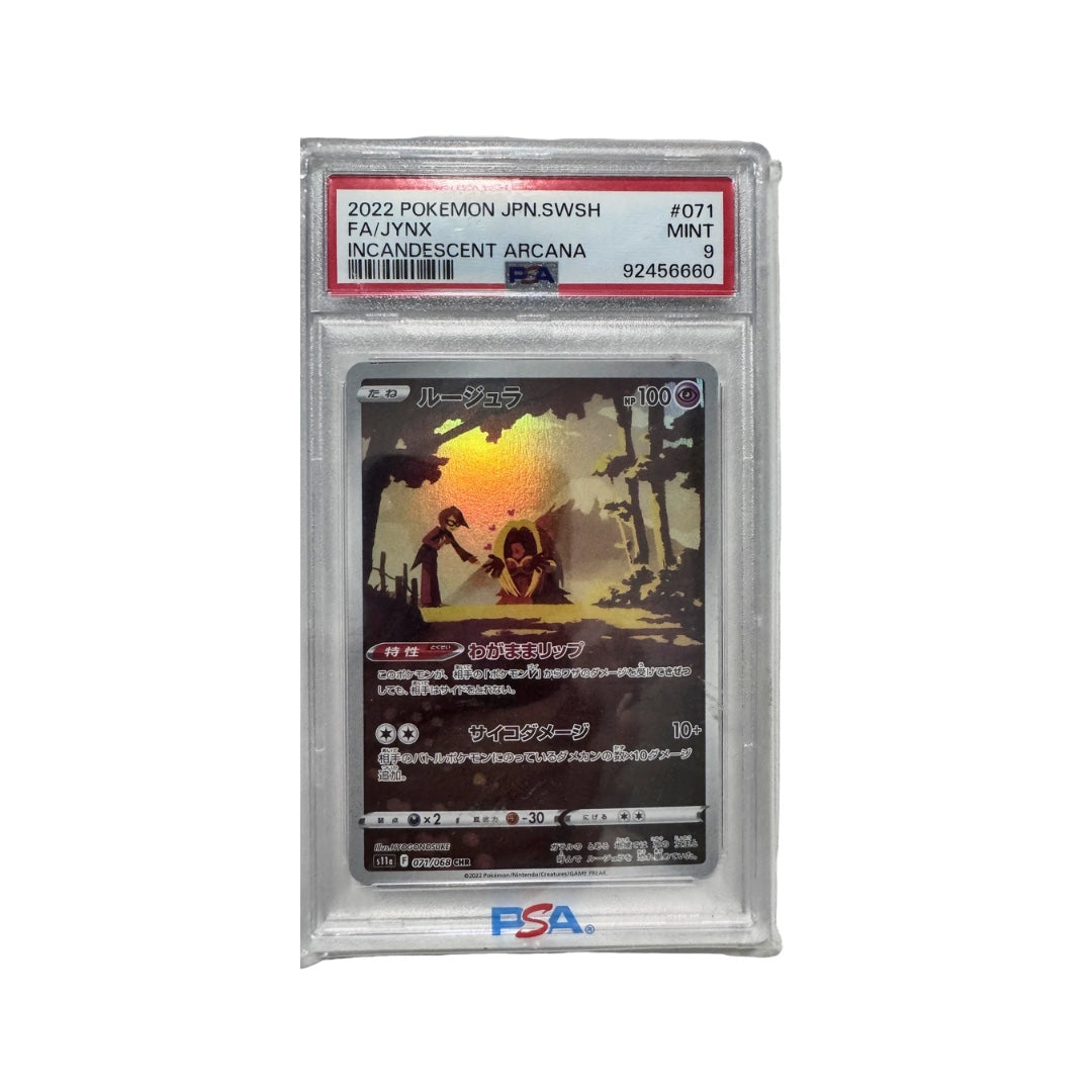 Pokémon Karte Jynx FA 071/068 – Incandescent Arcana – Japanisch – PSA 9 Mint – SWSH 2022