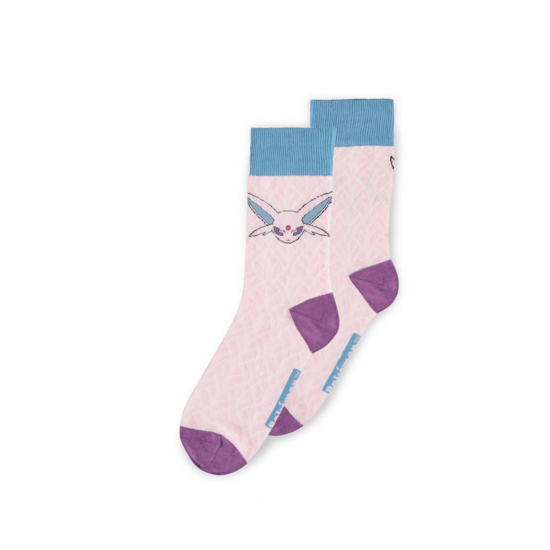 Pokémon Socken 3er-Pack – Evoli Evolution 2.0 (Nachtara, Evoli & Psiana) | Offiziell lizenziert