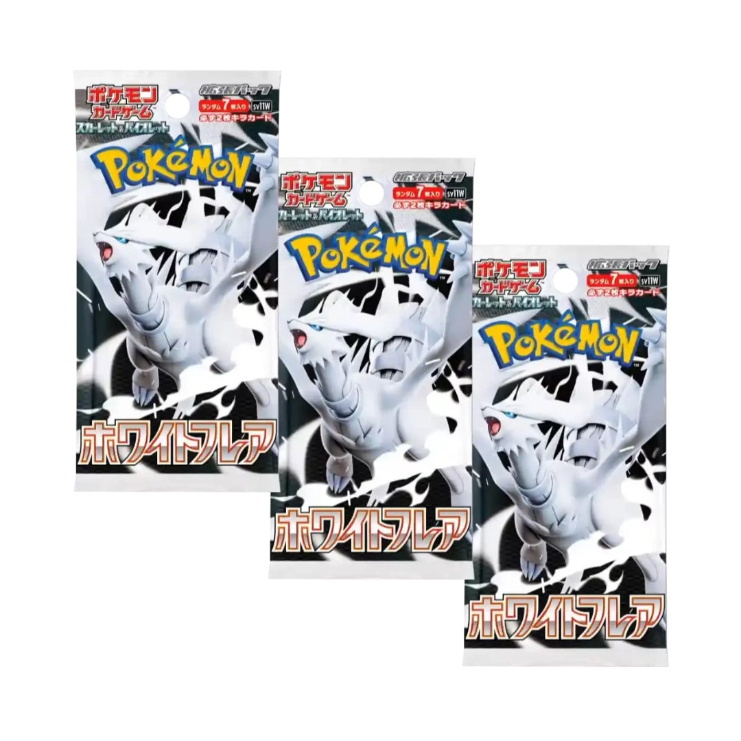 Pokémon Black Bolt & White Flare Collection File Set (6 Booster + Victini Promo + Ordner) – Japanisch