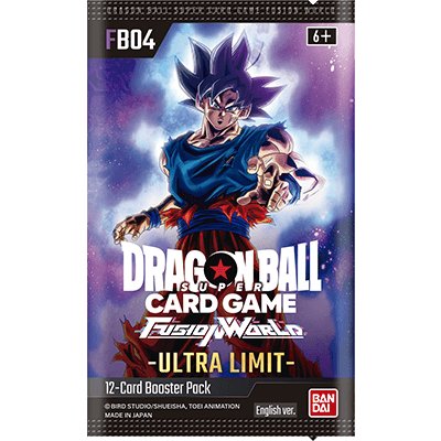 DRAGON BALL SUPER CARD GAME - FUSION WORLD ULTRA LIMIT FB04 BOOSTER DISPLAY (24 PACKS) - EN - LAKE - CARDS