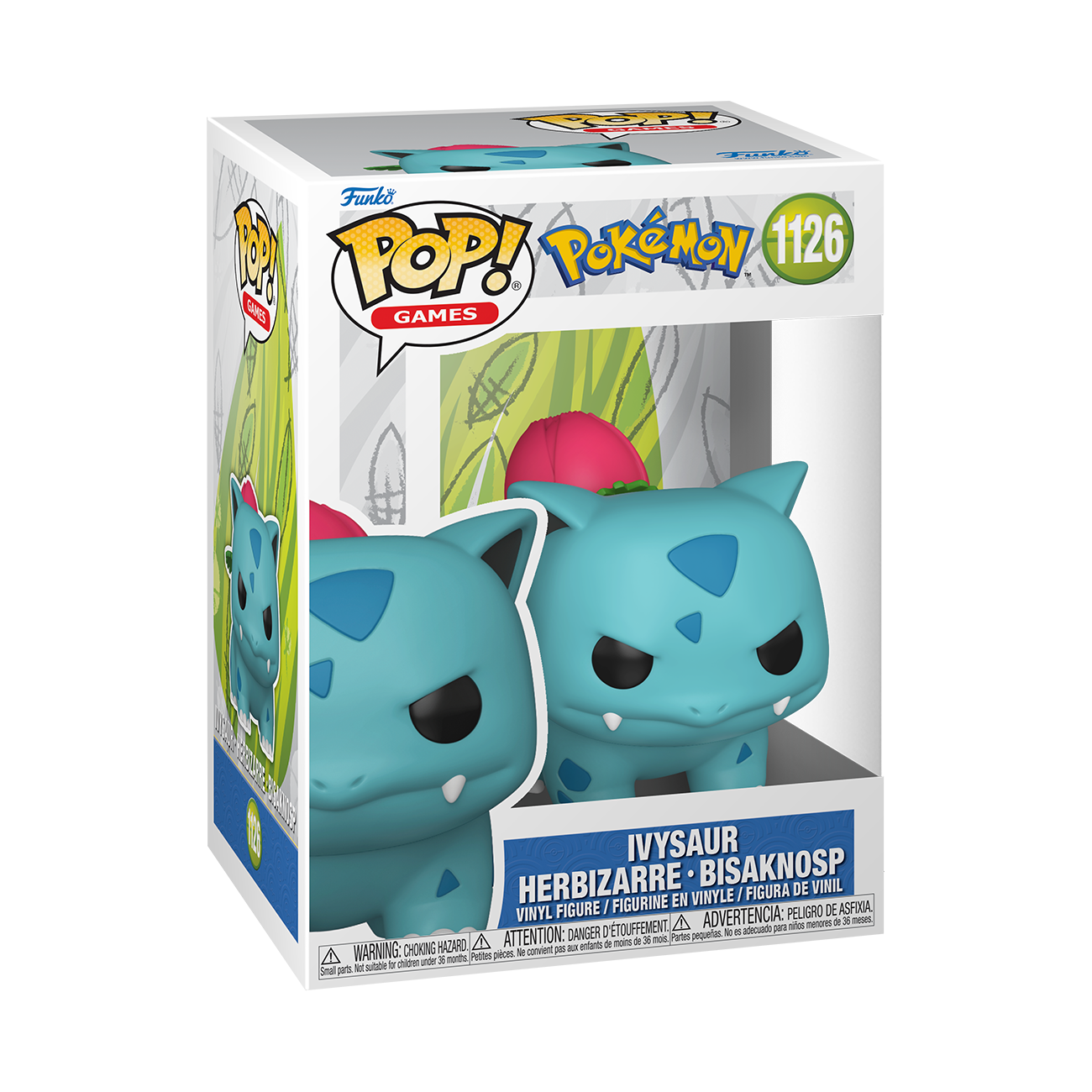 Funko Pop! Pokémon Bisaknosp Ivysaur #1126 – Verpackung
