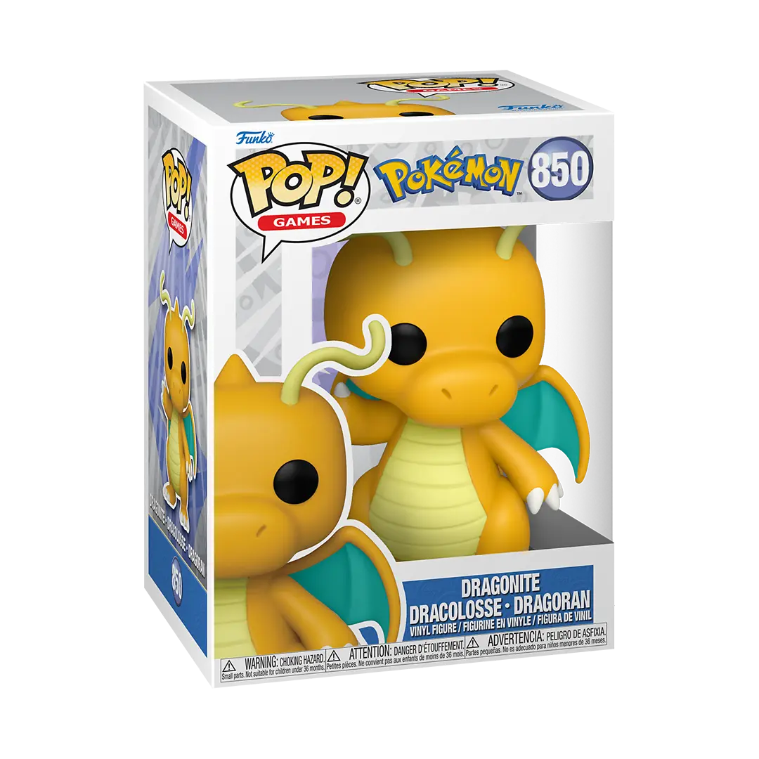 Funko Pop! Pokémon Dragonite Dragoran #850 – Verpackung