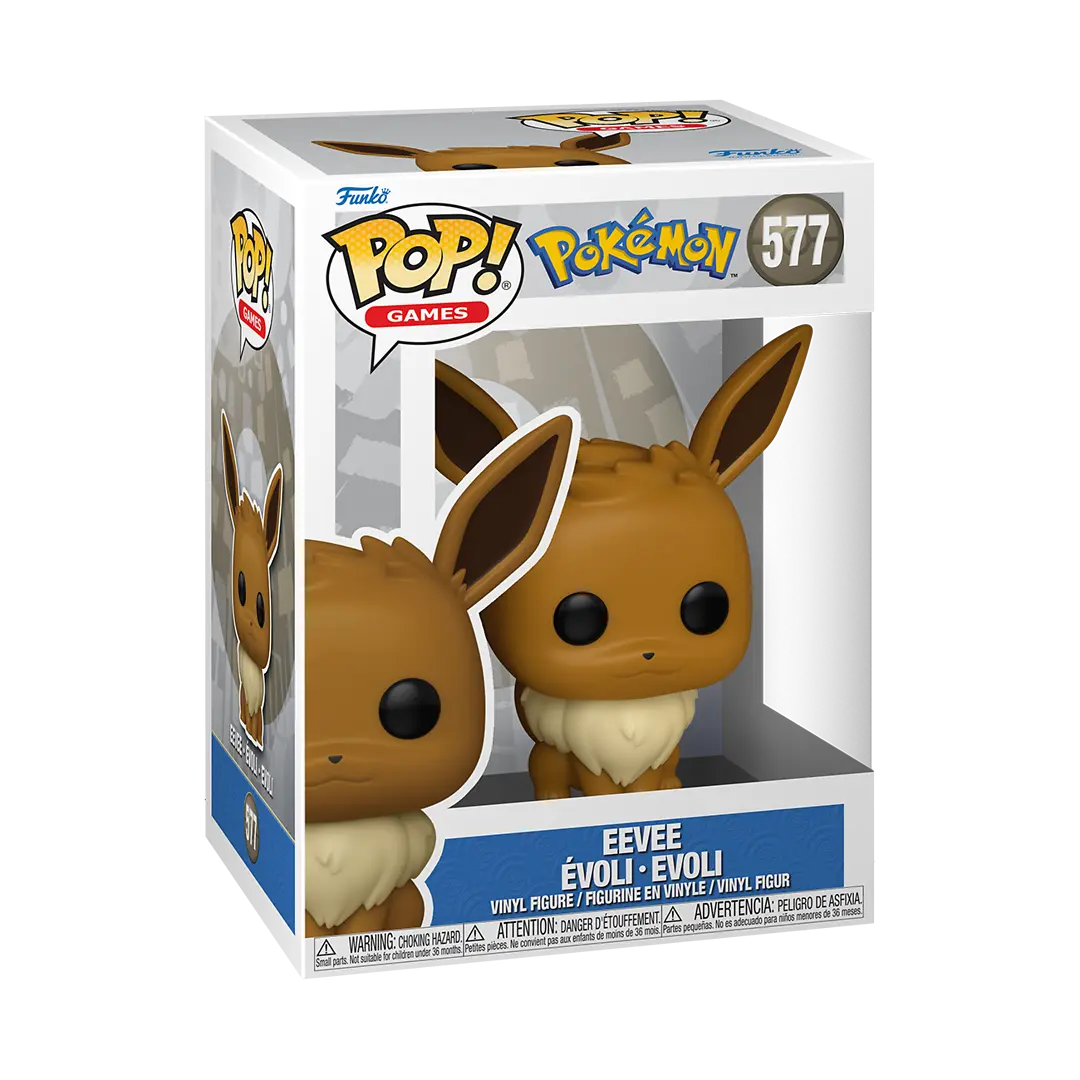 Funko Pop Pokémon Eevee Evoli #577 in Fensterbox