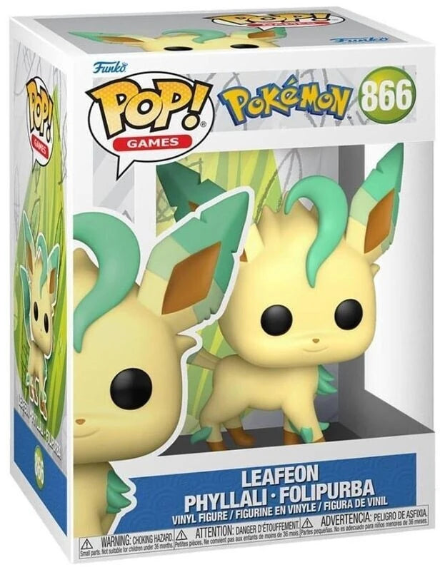 Funko Pop! Pokémon Folipurba Leafeon #866 – Verpackung