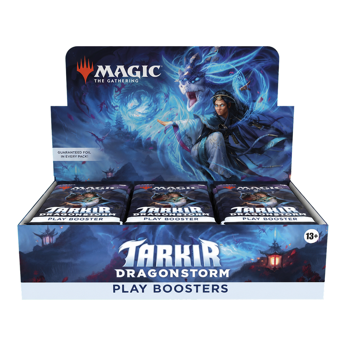 Magic The Gathering Tarkir Dragonstorm Play Booster Display Englisch – transparent