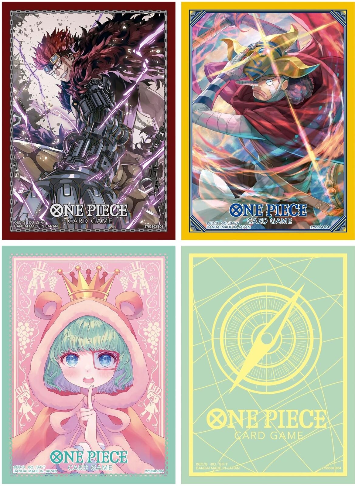 ONE PIECE Card Game - Official Card Sleeves Vol. 9 - LAKE - CARDS