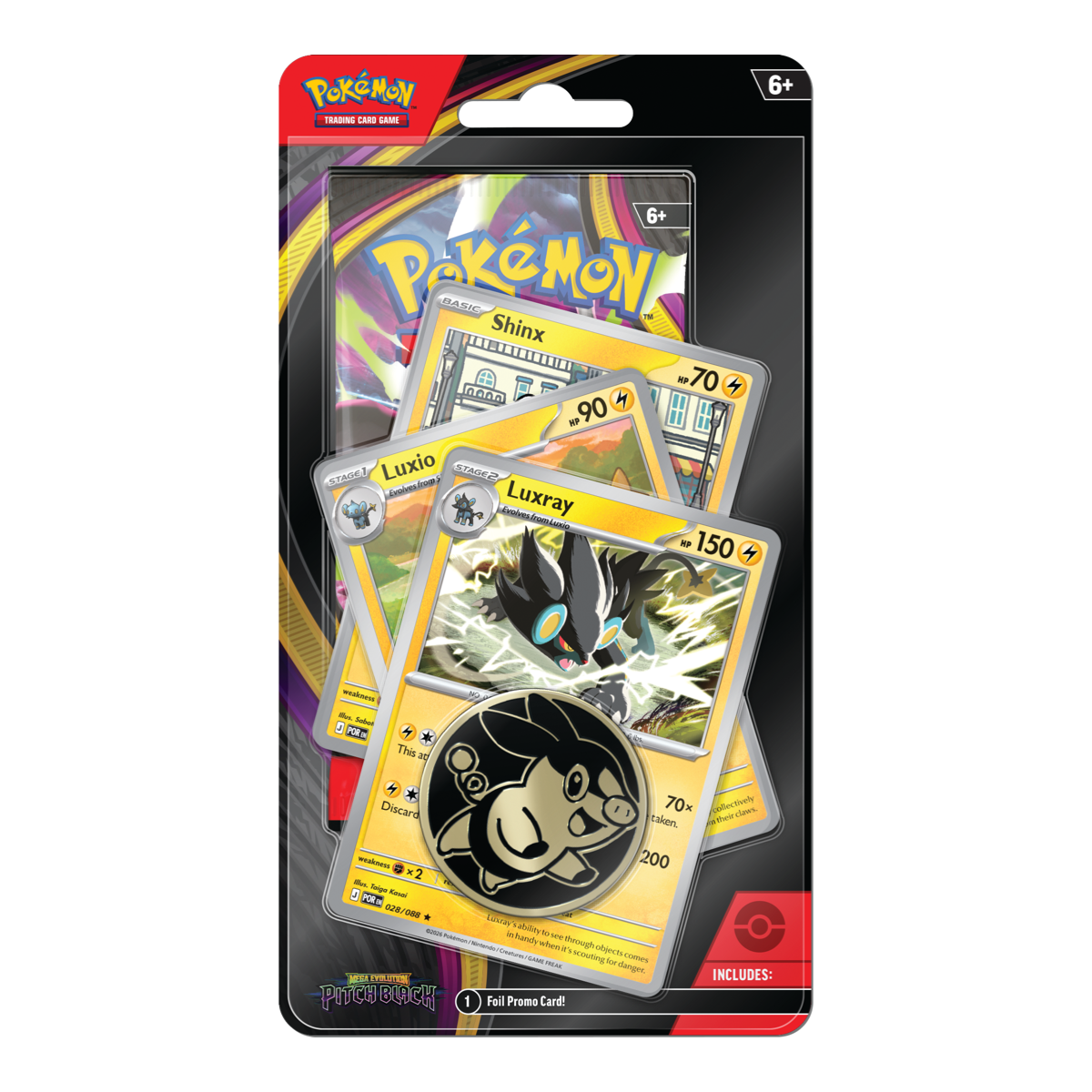 Pokémon TCG Mega Evolution Pitch Black Premium Checklane Blister Englisch