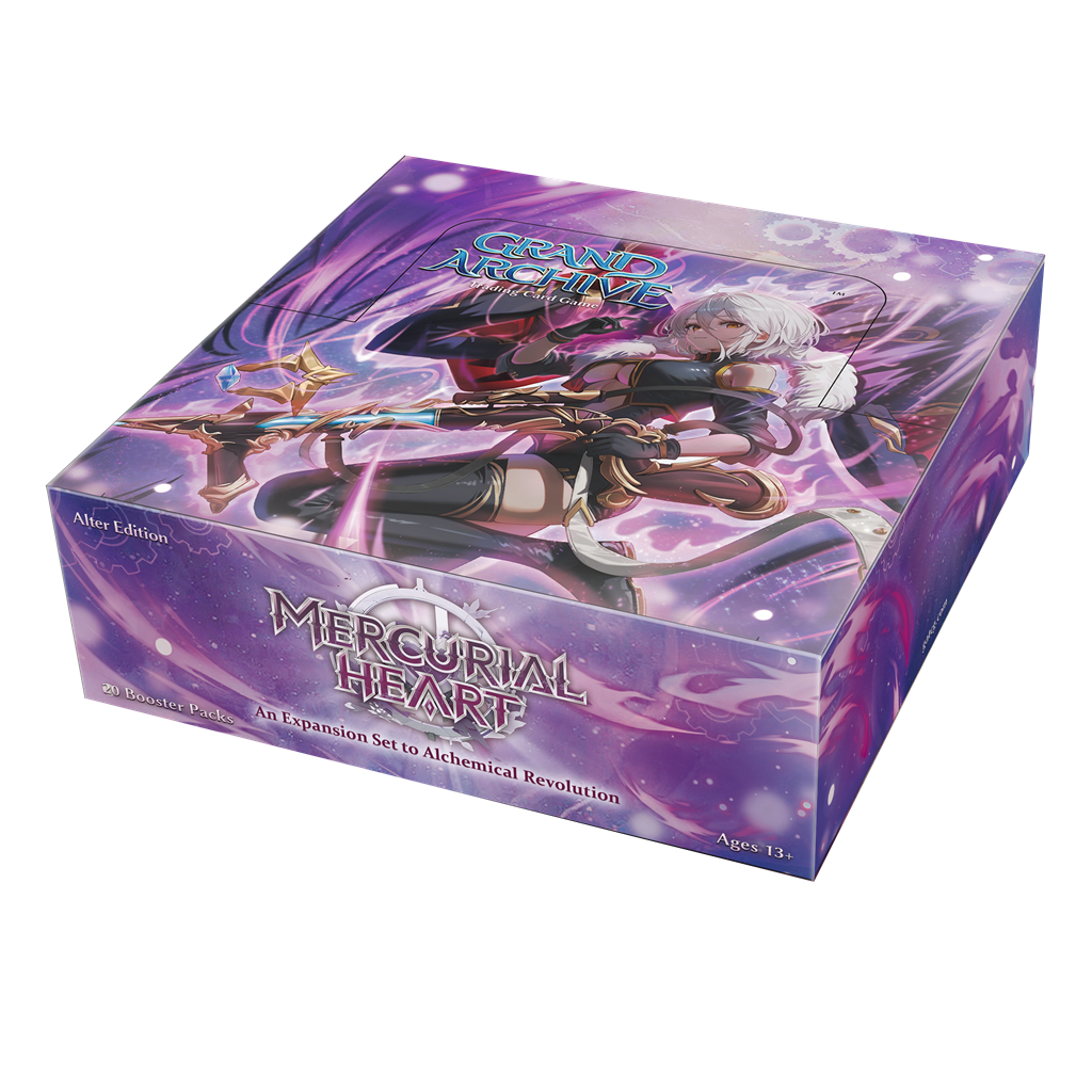 GRAND ARCHIVE TCG: MERCURIAL HEART ALTER EDITION BOOSTER DISPLAY (20 BOOSTERS) - EN