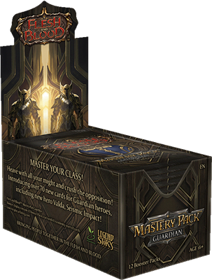Flesh & Blood TCG – Mastery Pack: Guardian Booster Display (12 Boosterpacks) – Englisch