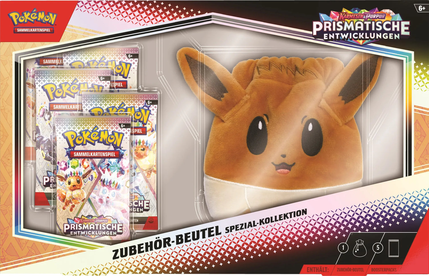 Pokémon Karmesin & Purpur 8.5 Prismatische Entwicklungen – Zubehör Beutel-Spezial-Kollektion - DE