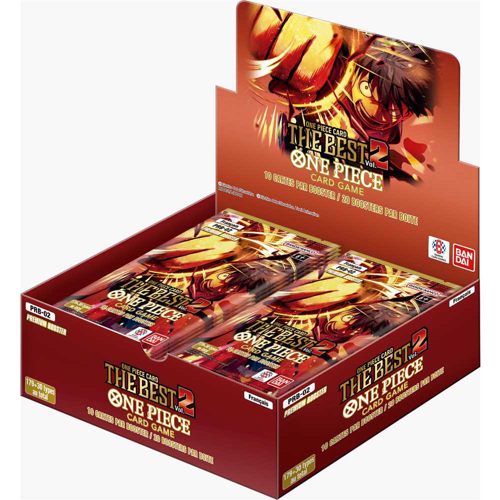 One Piece Card Game – PRB02 Premium Booster Display (20 Packs) – Englisch