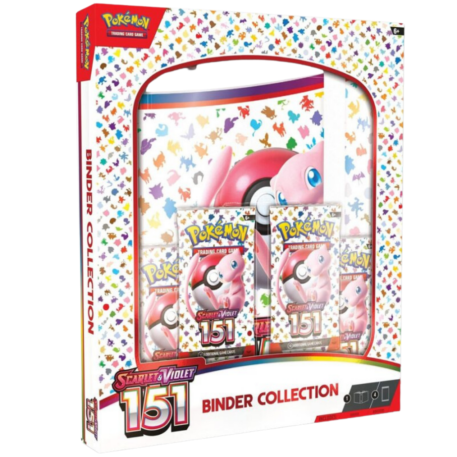 Pokémon 151 Binder Collection (EN) – Scarlet & Violet Album + 4 Booster