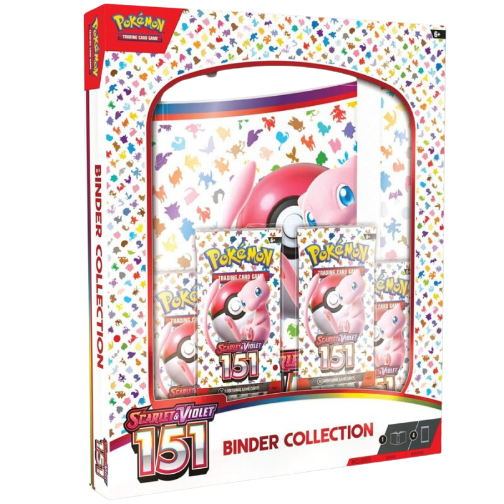 Pokémon 151 Binder Collection (EN) – Scarlet & Violet Album + 4 Booster