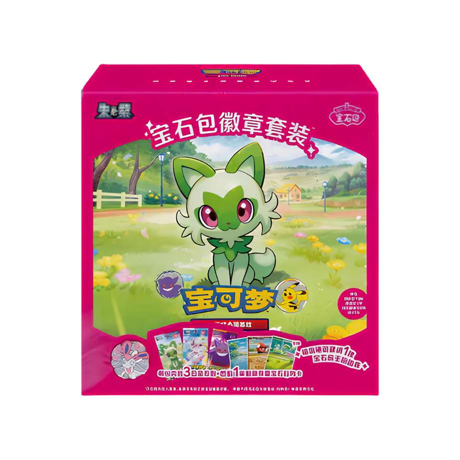 Pokémon Gem Pack Badge Set CHN – CBB1-2-3