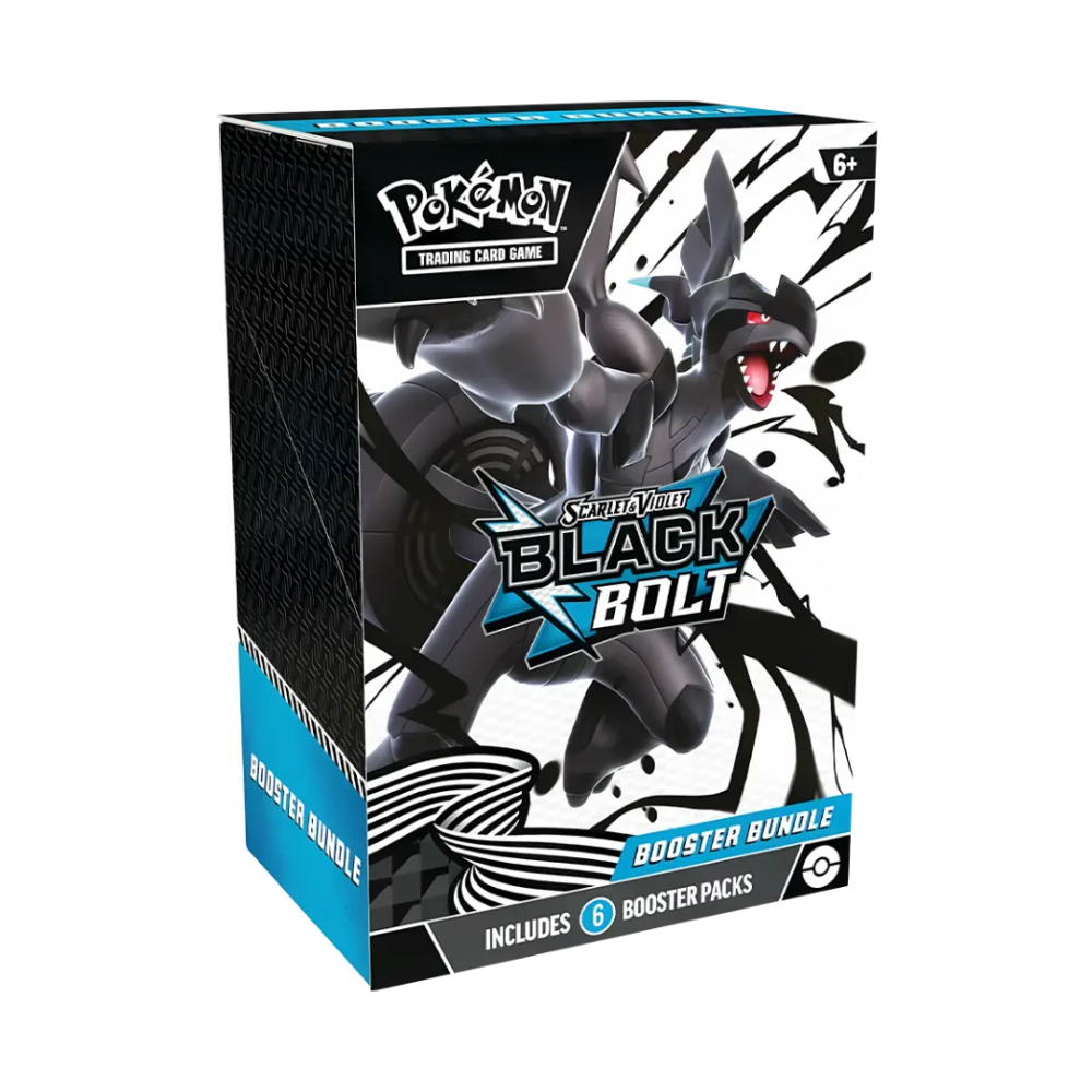 Pokémon Scarlet & Violet – Black Bolt Booster Bundle (EN) | 6 Booster | Neu & OVP