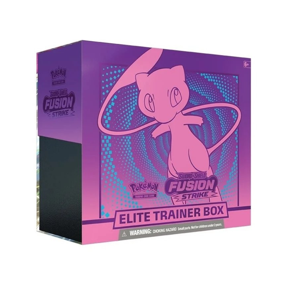 Pokémon TCG – Sword & Shield: Fusion Strike Elite Trainer Box Mew (Englisch)