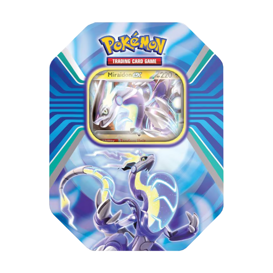 Pokémon TCG Tin Box Miraidon – 4 Booster + Promo-Karte – Deutsch | LAKE-CARDS