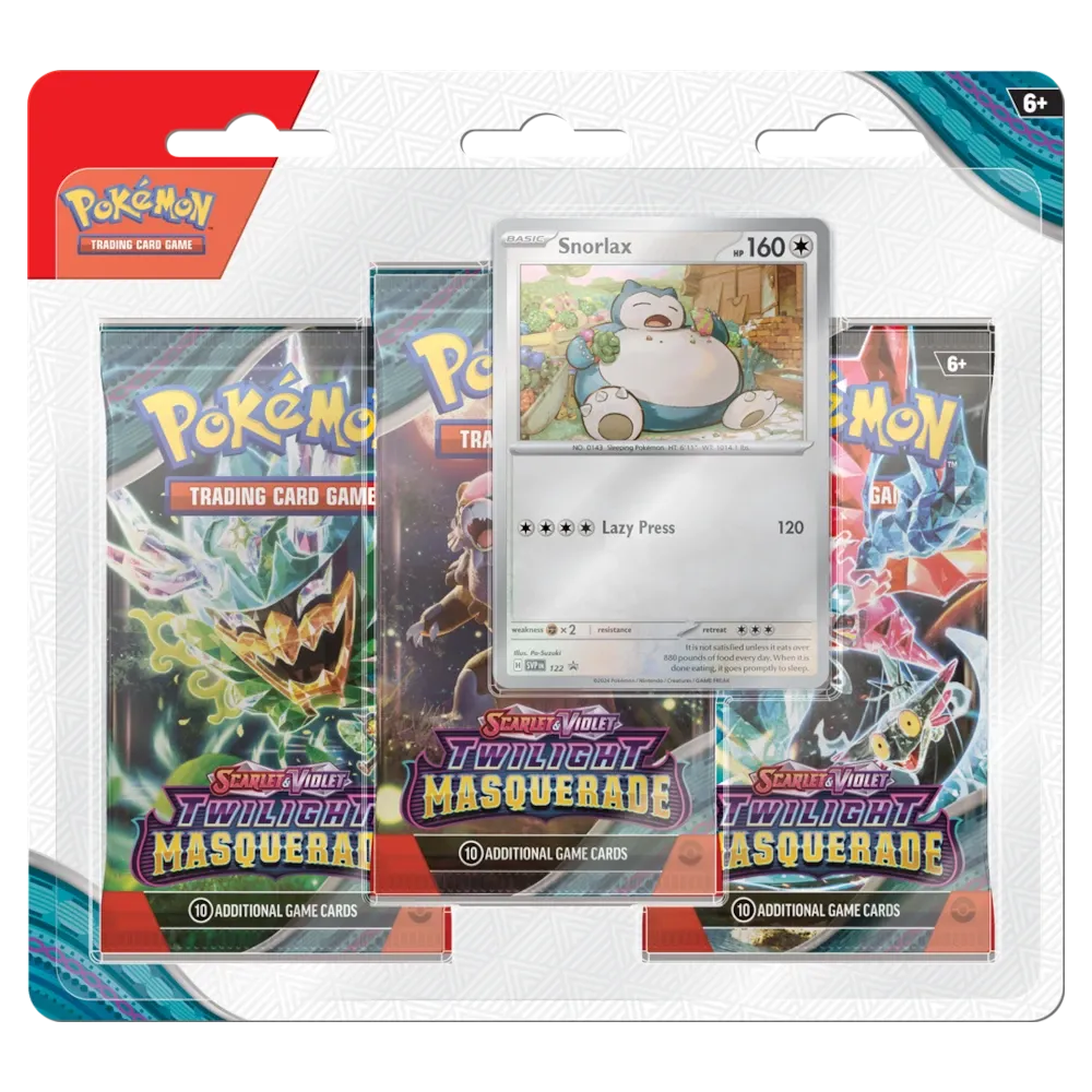 Pokémon TCG: Twilight Masquerade (SV06) - 3er Blister (EN)