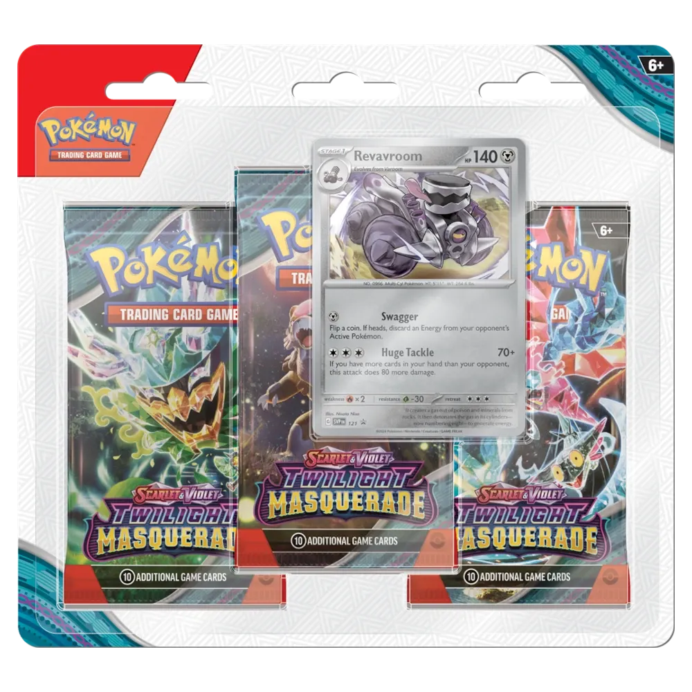 Pokémon TCG: Twilight Masquerade (SV06) - 3er Blister (EN)