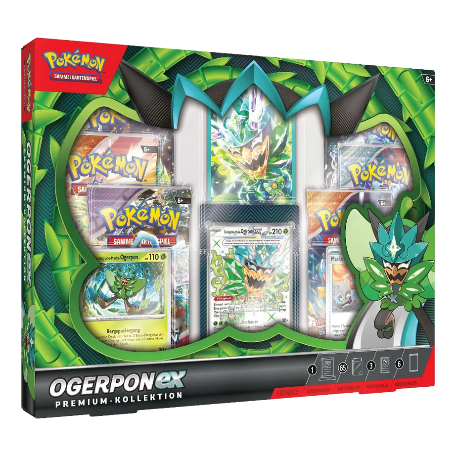 Pokémon TCG: Ogerpon ex- Premium Kollektion (DE)