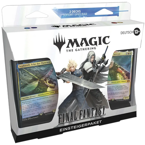 Magic: The Gathering – FINAL FANTASY Einsteigerpaket (DE) | Zwei spielfertige Decks mit Cloud & Sephiroth