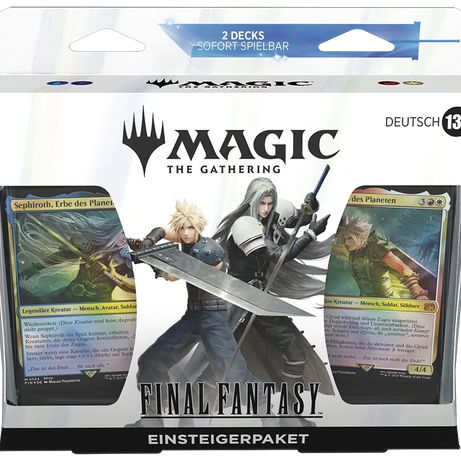 Magic: The Gathering – FINAL FANTASY Einsteigerpaket (DE) | Zwei spielfertige Decks mit Cloud & Sephiroth