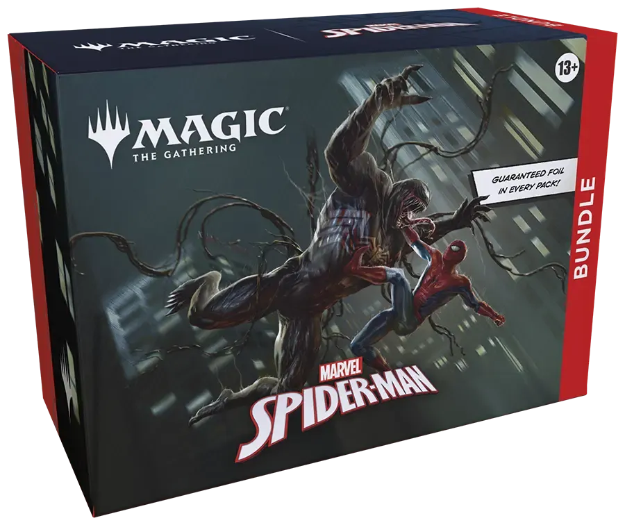 Magic The Gathering – Marvel's Spider-Man Bundle (9 Booster + Zubehör) – Englisch