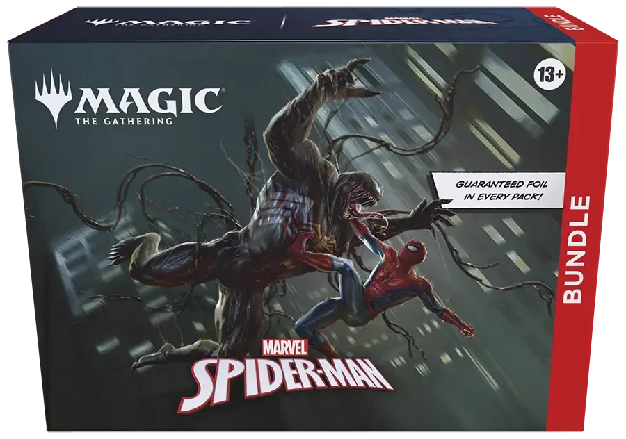 Magic The Gathering – Marvel's Spider-Man Bundle (9 Booster + Zubehör) – Englisch