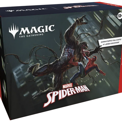 Magic The Gathering – Marvel's Spider-Man Bundle (9 Booster + Zubehör) – Deutsch