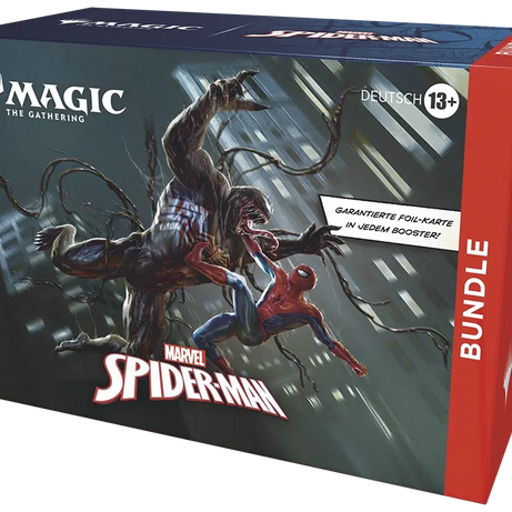 Magic The Gathering – Marvel's Spider-Man Bundle (9 Booster + Zubehör) – Deutsch