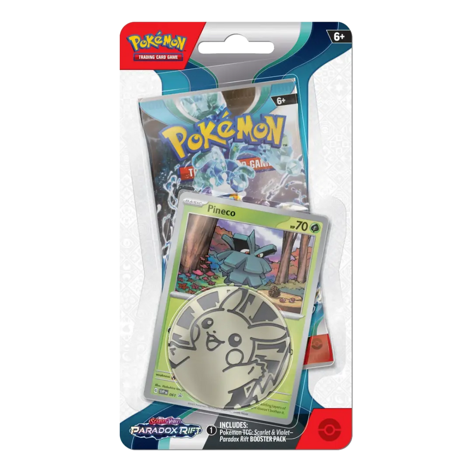 Pokemon TCG - Checklane Blister Karmesin & Pupur 04 - Paradox Rift (EN)