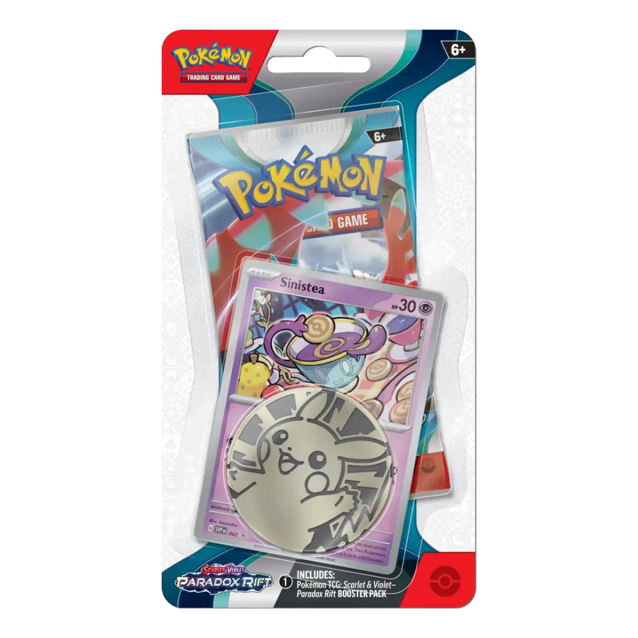 Pokemon TCG - Checklane Blister Karmesin & Pupur 04 - Paradox Rift (EN)