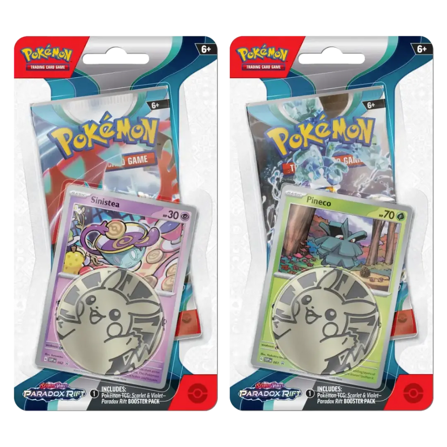 Pokemon TCG - Checklane Blister Karmesin & Pupur 04 - Paradox Rift (EN)