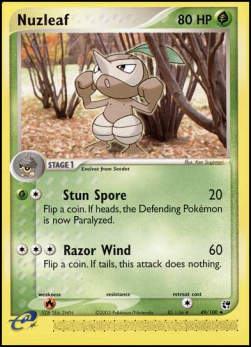 Nuzleaf (Stun Spore)