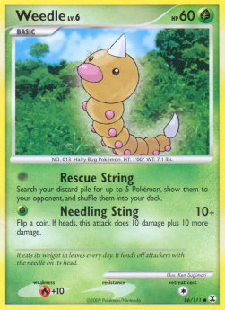 Weedle Lv.6