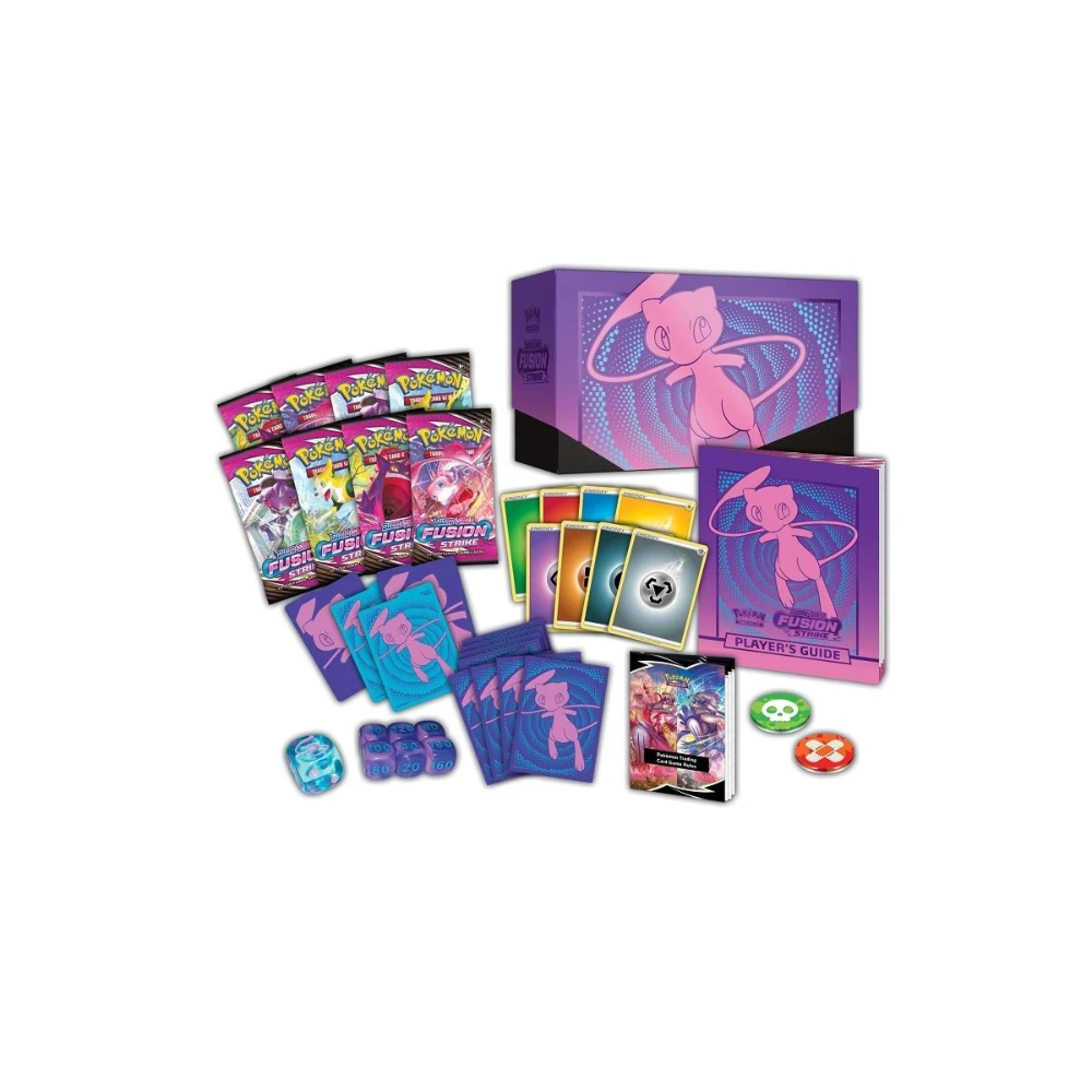 Pokémon TCG – Sword & Shield: Fusion Strike Elite Trainer Box Mew (Englisch)