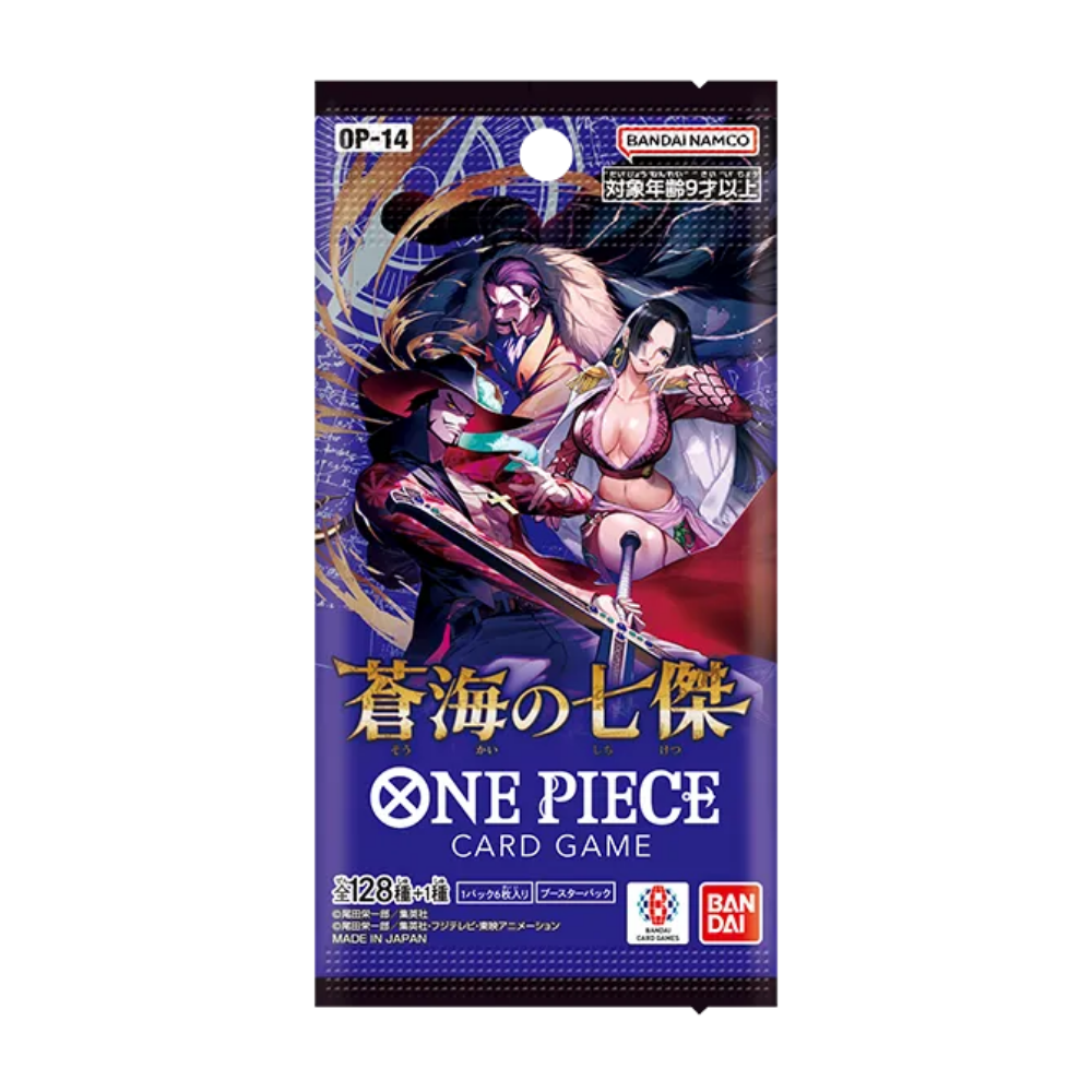One Piece Card Game – OP14 The Azure Sea’s Seven – Booster Pack – JP